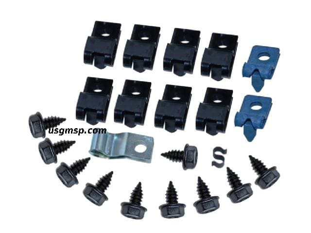 Brake line CLIP & BOLT KIT: 75-81 Camaro (22